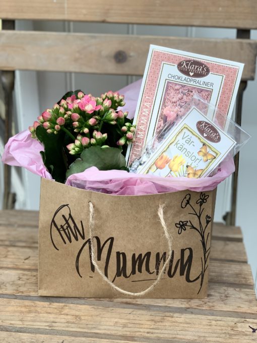 Presentpåse med Ros och Choklad/Kolor
